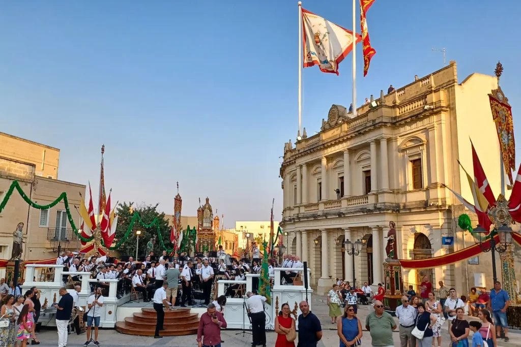 Blaskapelle während der Santa-Marija-Feierlichkeiten auf Malta