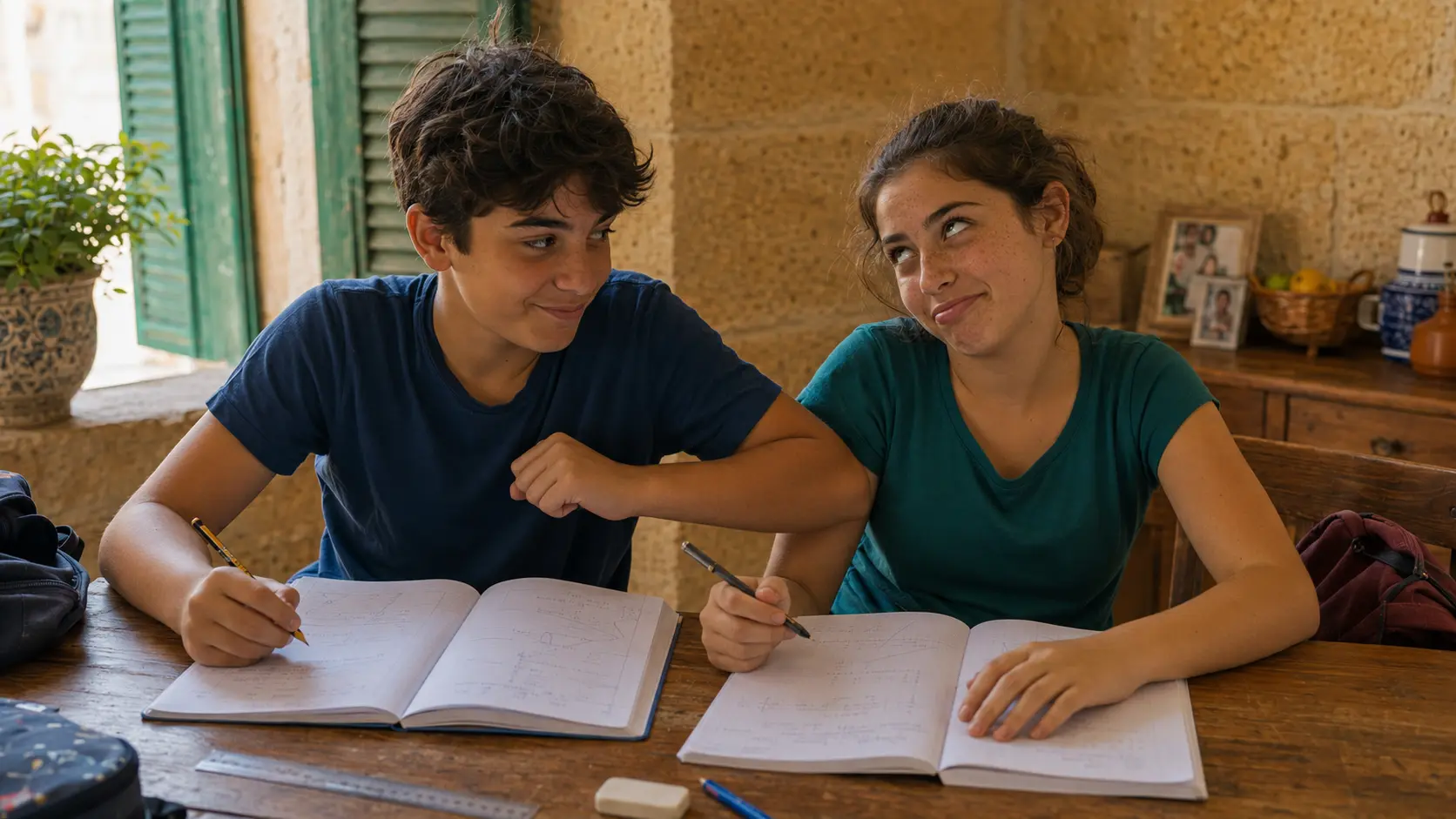 Schulkinder auf Malta beim Hausaufgabenmachen – ein Blick auf den tatsächlichen Anspruch und das schulische Niveau.